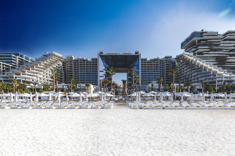 FIVE PALM HOTEL VIEW FROM THE BEACH