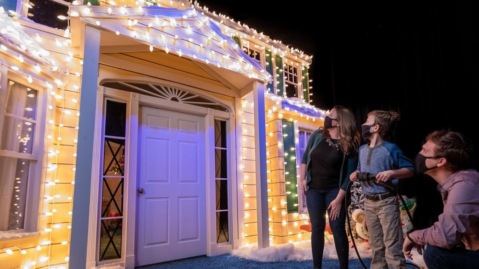 kids light up a house