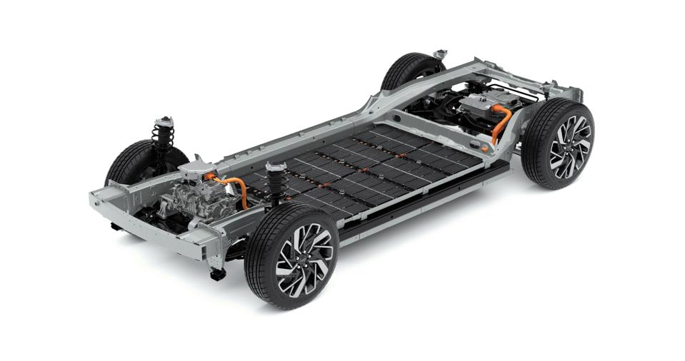 Hyundai Motor Group's new E-GMP EV archictecture will feature rear-wheel-drive as the standard configuration with a dual motor all-wheel drive as an option