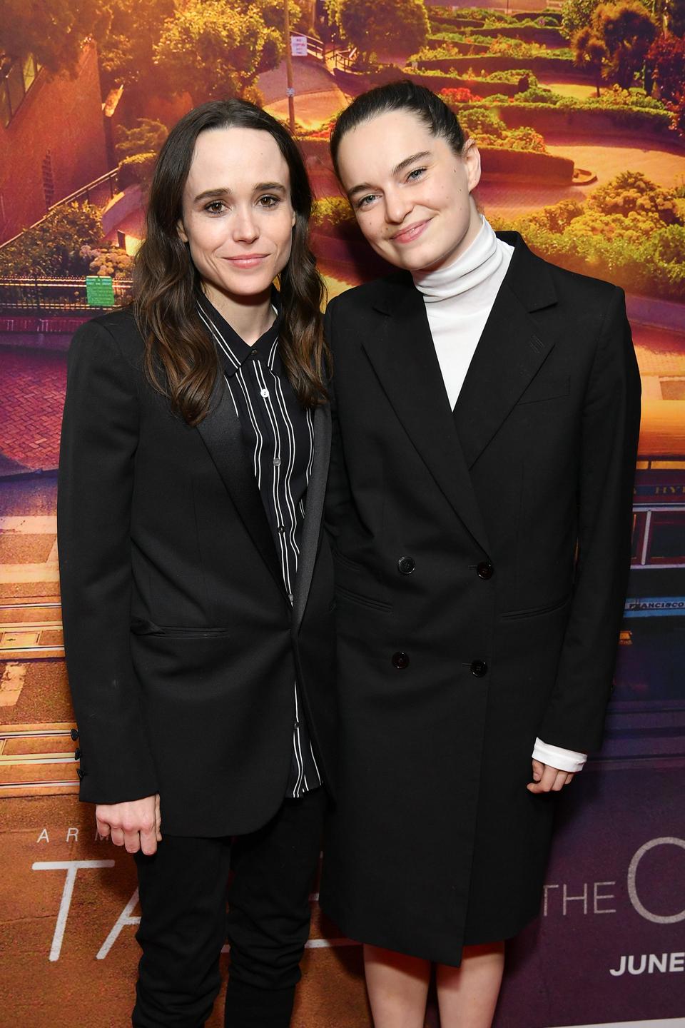 Elliot Page and wife Emma Portner attended the New York City premiere of the film ″Tales Of The City″ in June 2019.