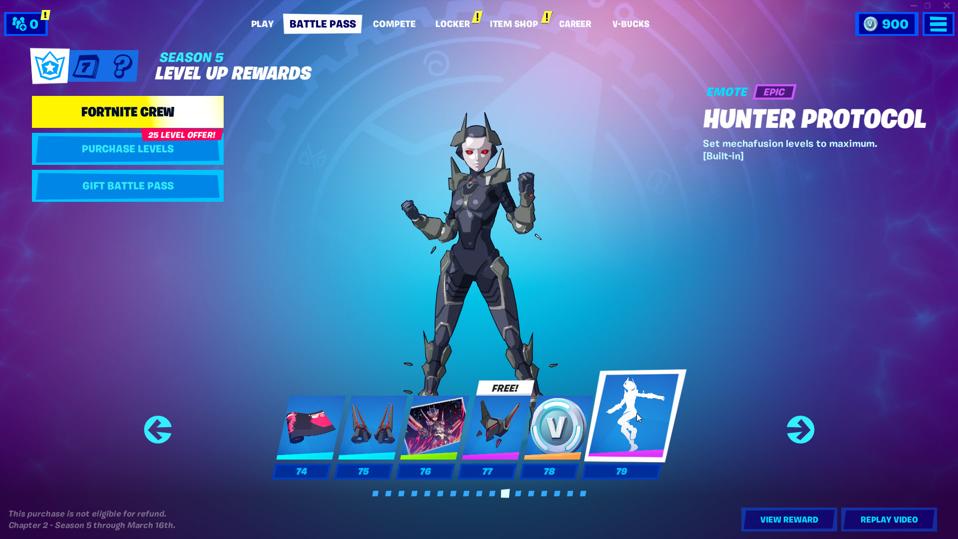 Here S Everything In The Fortnite Chapter 2 Season 5 Battle Pass