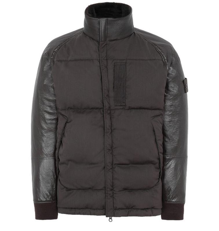 002F3 Featherweight Leather With Stretch Wool Nylon Down_Ghost Piece
