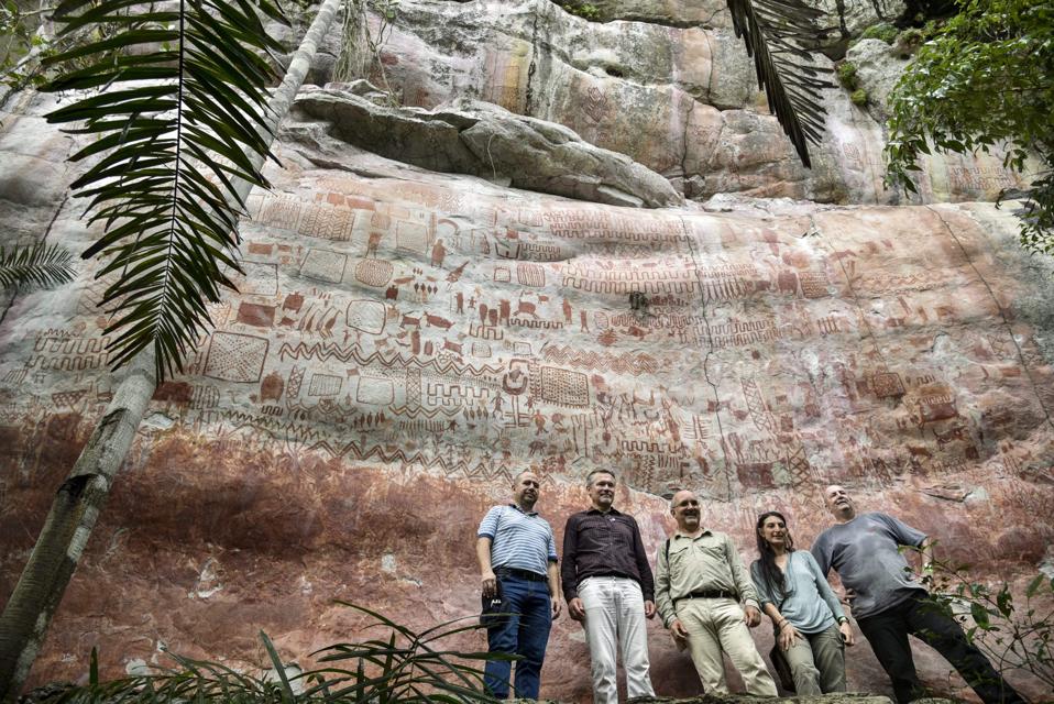 COLOMBIA-PEACE-ARCHAEOLOGY-SERRANIA-LA LINDOSA-ROCK ART