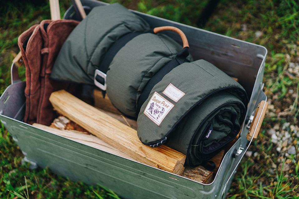 Rumpl x Snow Peak NanoLoft Takibi Fire-Resistant Blanket