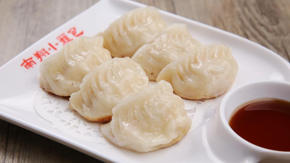 The new pan-fried cheese and shrimp dumplings at Nan Xiang Xiao Long Bao