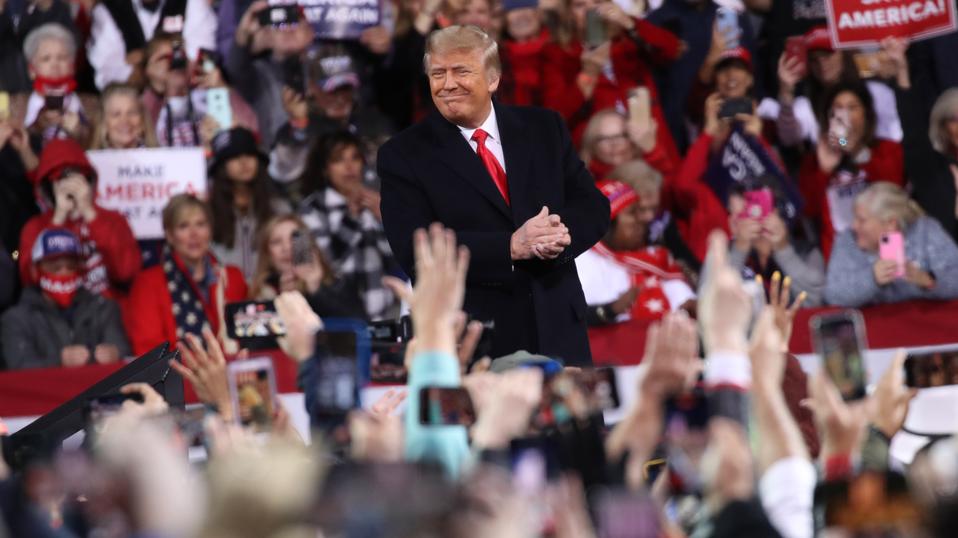 President Trump Holds Rally In Georgia For Senate Candidates Loeffler And Perdue