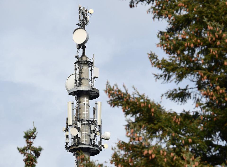 A primeira torre de transmissão Brandenburger que cumpre a nova norma 5G.