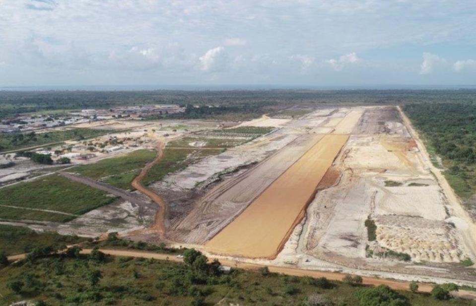Mitsui is an investor in the $16 billion Mozambique LNG project. Seen here, Afungi airstrip, Mozambique.