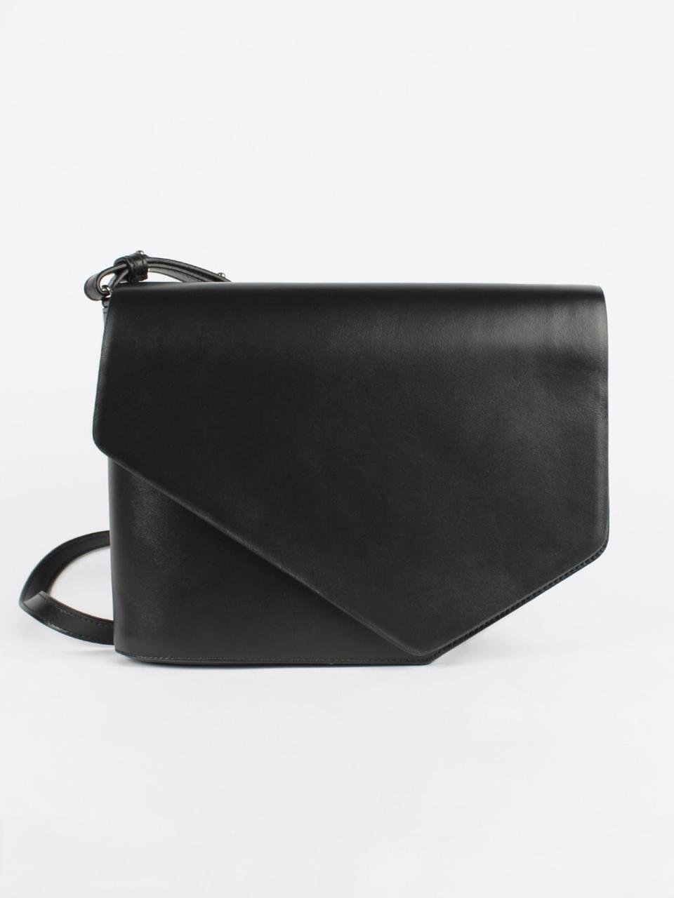 Christian Wijnants Arjana Bag 100% Bovine Leather in the Color Black  