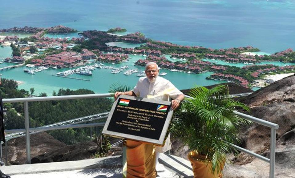 11 Mar 2015: India Prime Minister opening a radar station on Seychelles