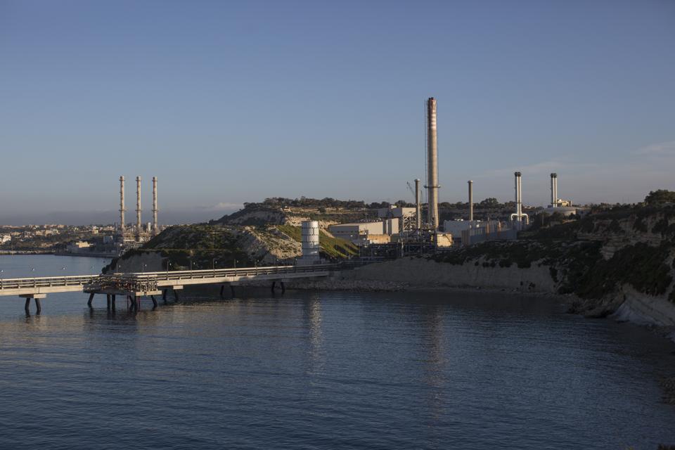 The Delimara Power Station in Malta. The Guardian newspaper is conducting an investigation into the murdered anti-corruption journalist Daphne Caruana Galizia.