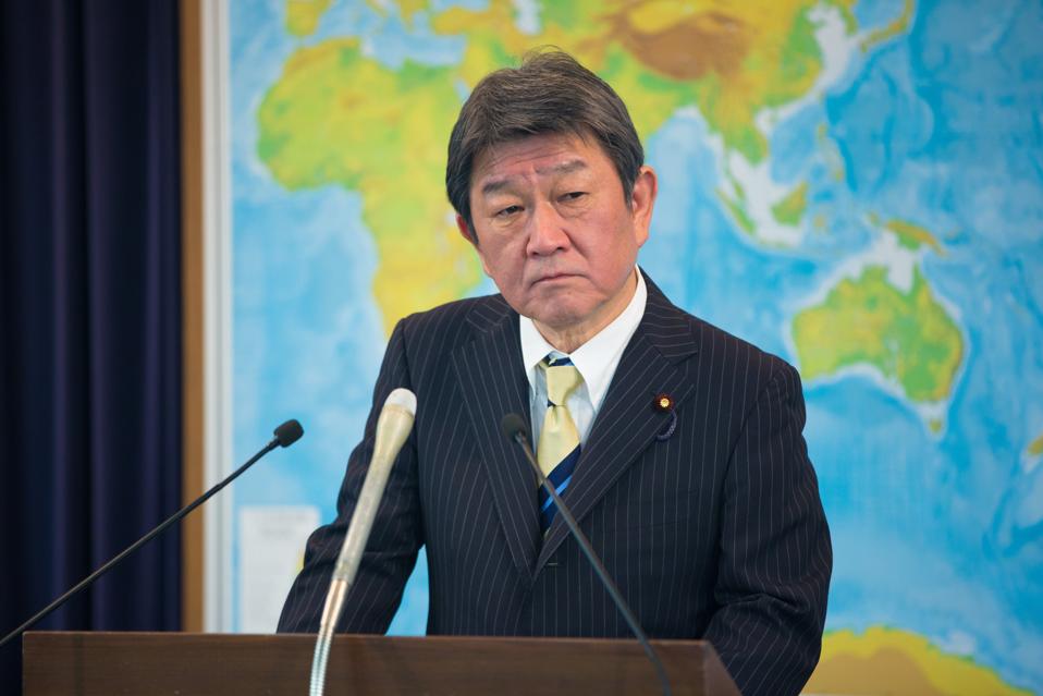 Japanese Minister for Foreign Affairs Motegi Toshimitsu is visiting Mauritius on Saturday 12 December 2020.