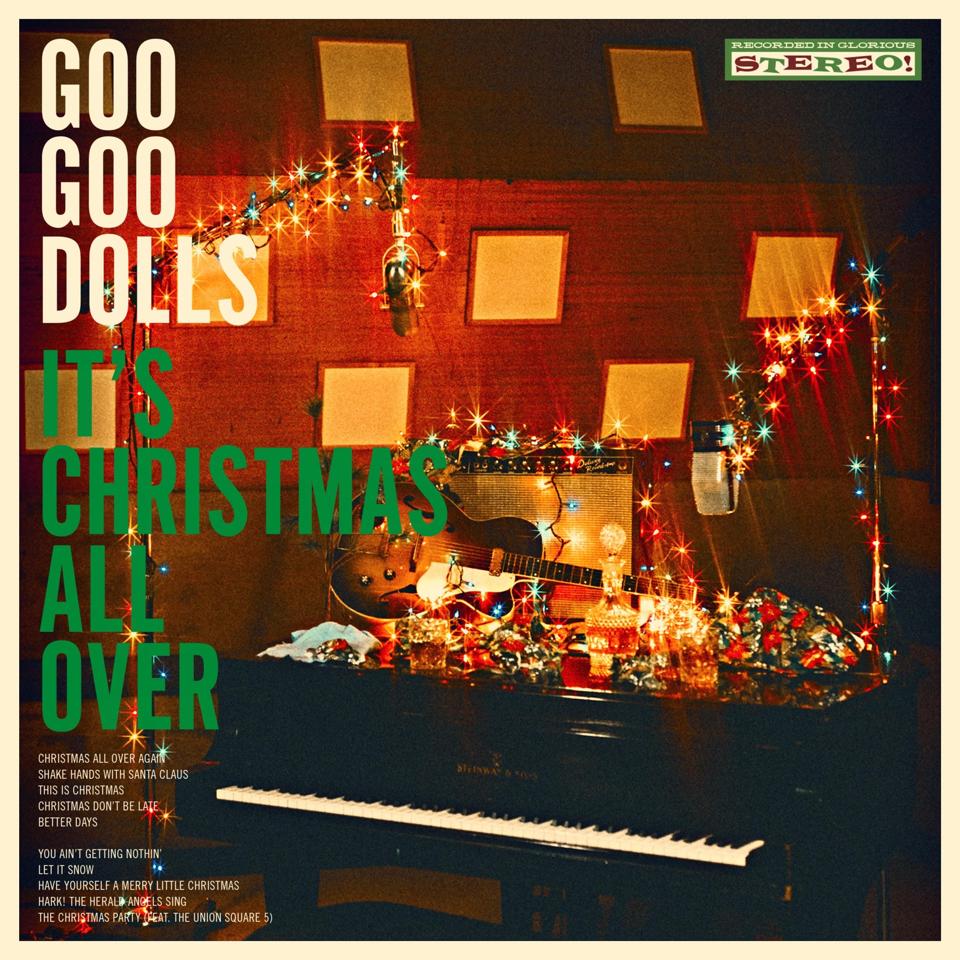 The first Goo Goo Dolls Christmas album, 'It’s Christmas All Over,' is now available via Warner Records (Album artwork courtesy of Warner Records)