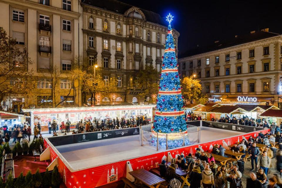 Christmas Market in Budapest Hungary