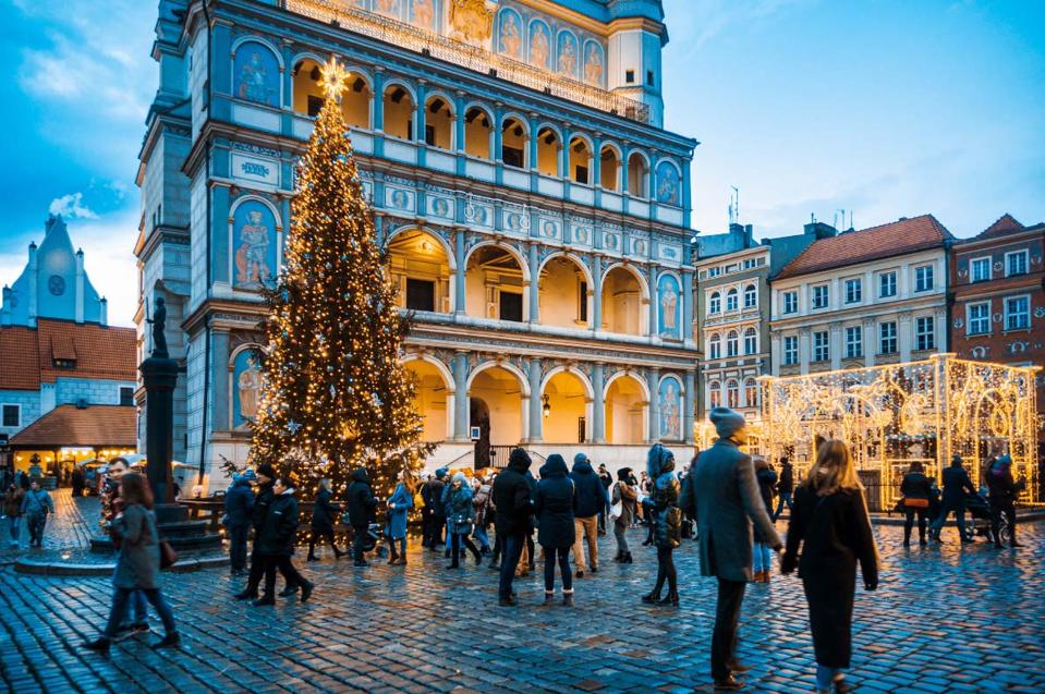 Christmas market in Poland