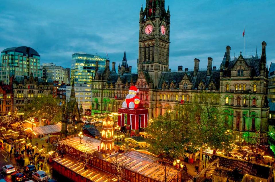 Christmas in Manchester, England