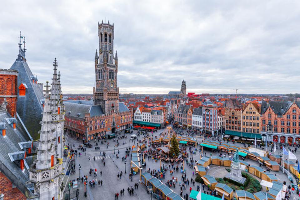 Christmas in Bruges, Belgium