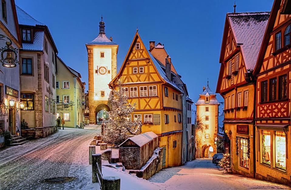 Christmas in Rothenburg ob der Tauber Germany