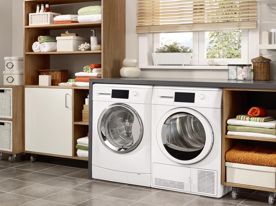 Use the timer on your washer and dryer to give you a time limit to focus on your next task.