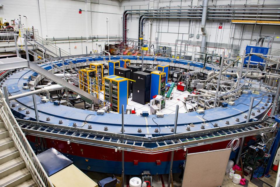 Particle accelerator at Fermilab.