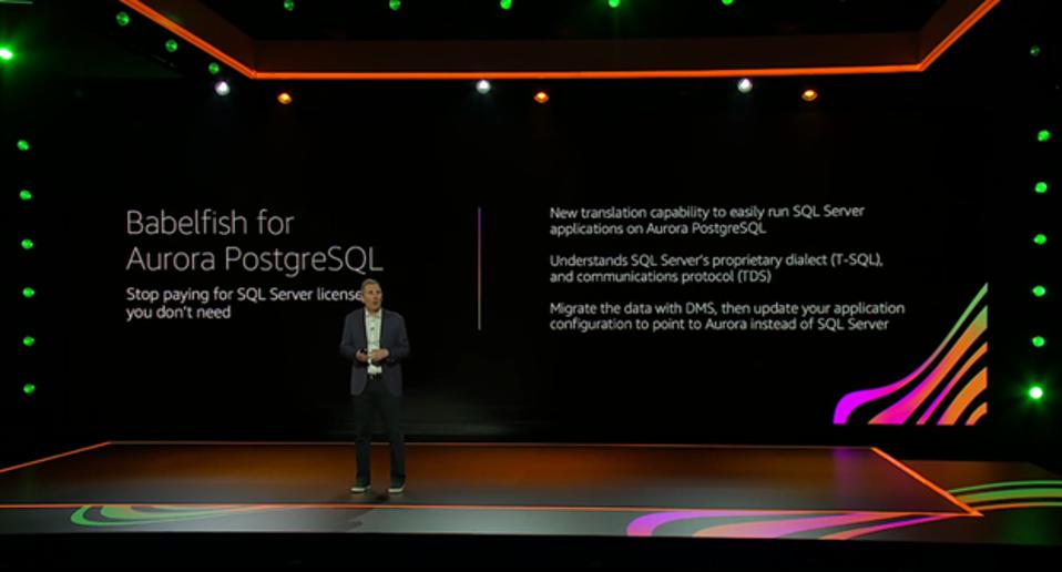 THE MOST IMPACTFUL NON-COMPUTE ANNOUNCEMENTS AT AMAZON AWS RE:INVENT 2020 BABELFISH FOR AURORA POSTGRESQL