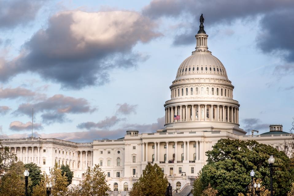 U.S. Congress - Capitol Building at Capitol Hill in Washington DC, United States - Autumn