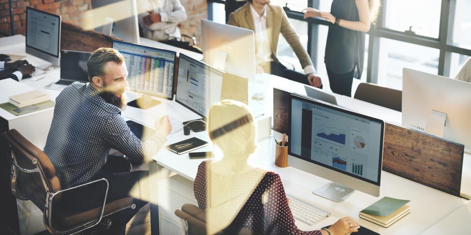 Technology advances at office.