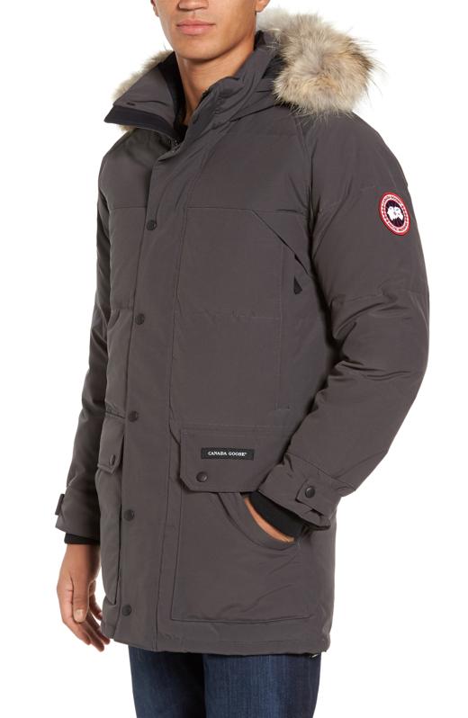 Canada Goose Emory Slim Fit Genuine Coyote Fur Trim Parka