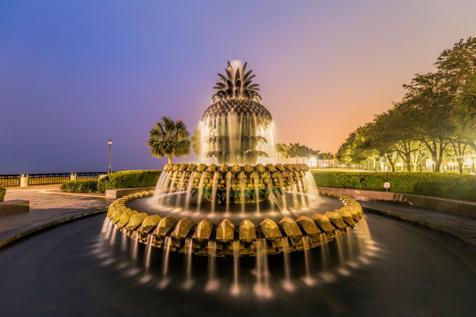Charleston Pineapple Fountain
