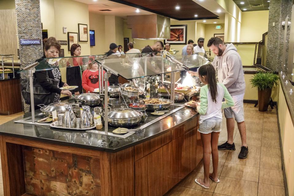 Orlando, Doubletree by Hilton Orlando SeaWorld hotel, breakfast buffet