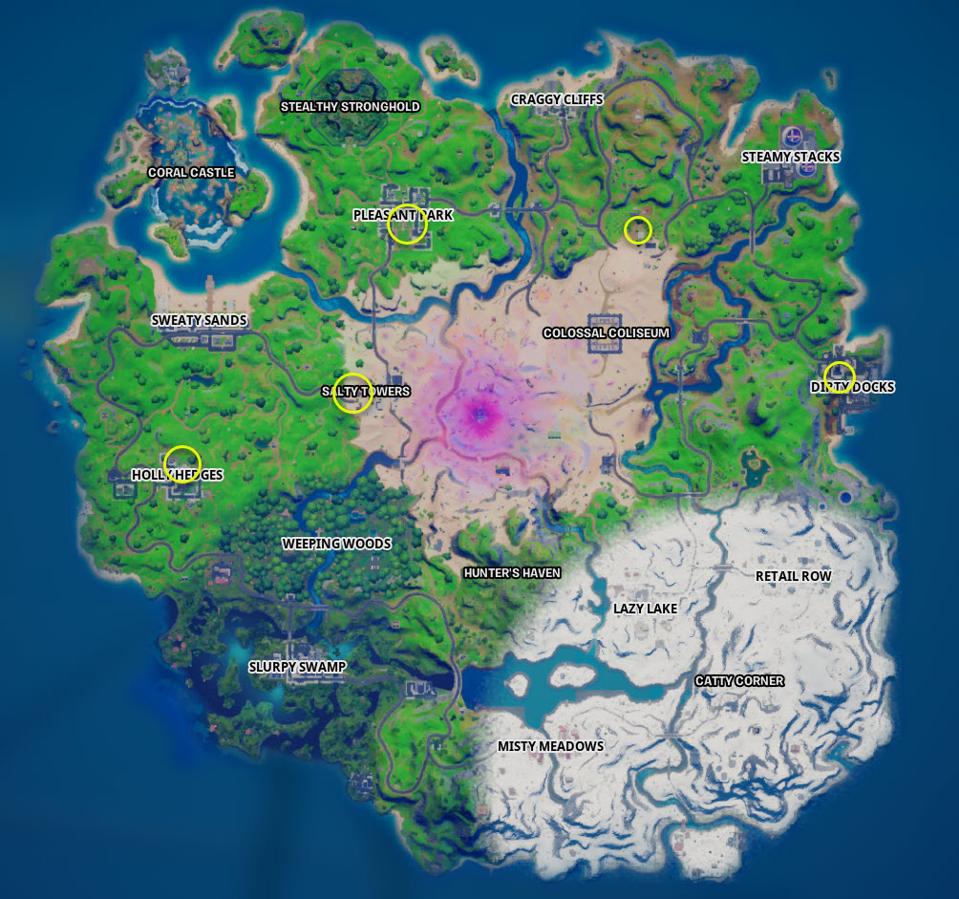 Fortnite' Holiday Trees Locations: Where To Dance At Different