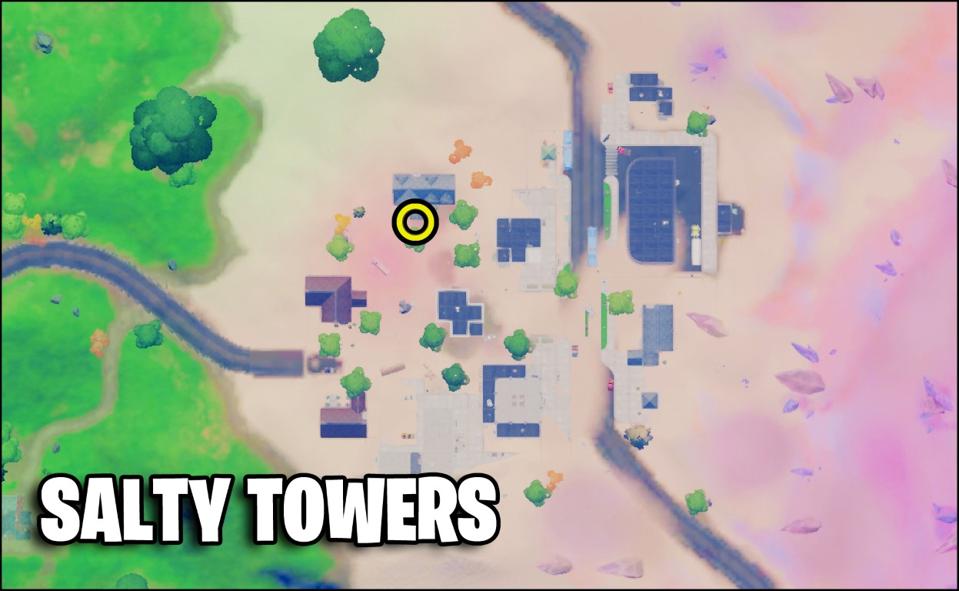 Localização do Quebra-nozes Salty Towers