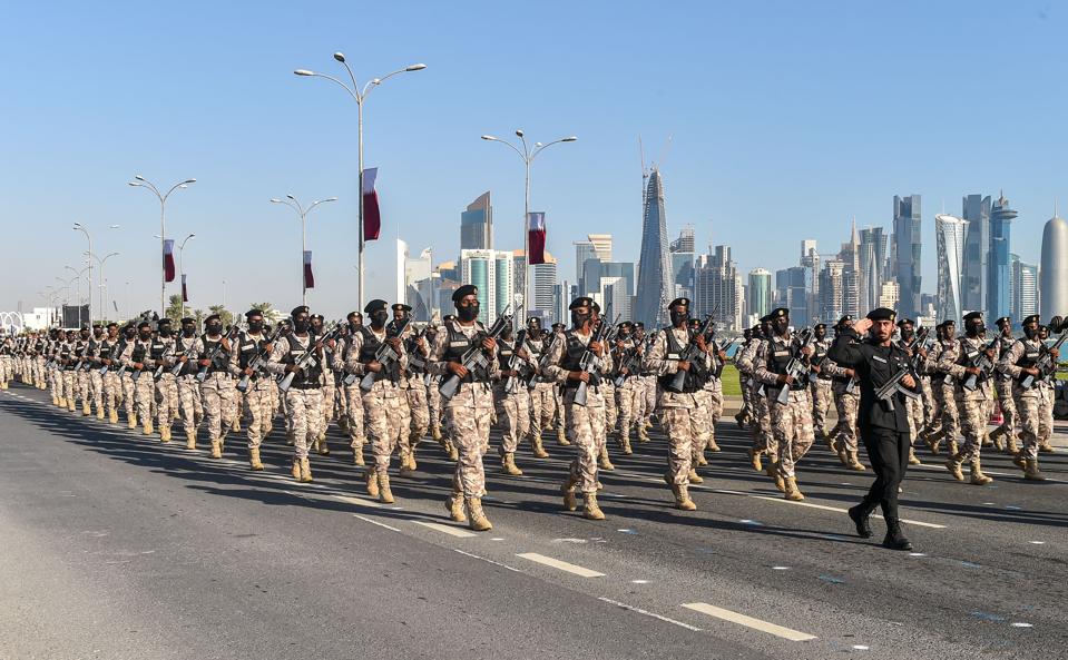 QATAR-DOHA-NATIONAL DAY-MILITARY PARADE-REHEARSAL