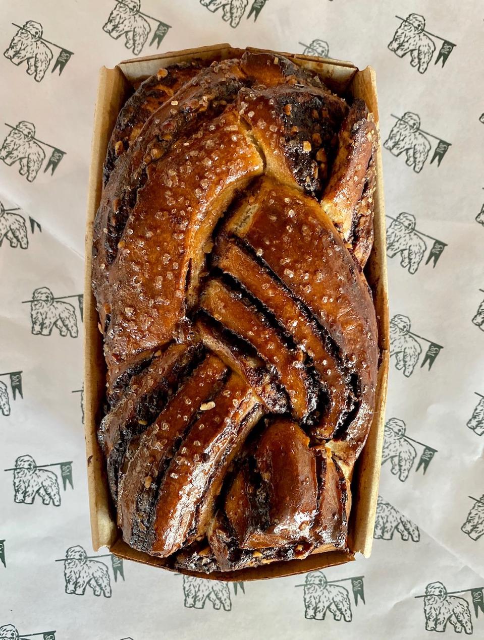 Chocolate Cocoa Nib Babka