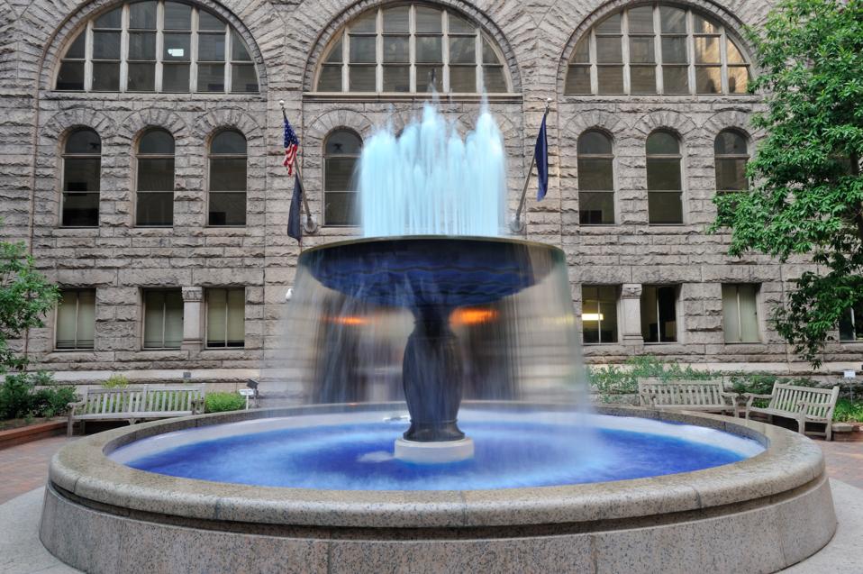 Fountain in Courtyard