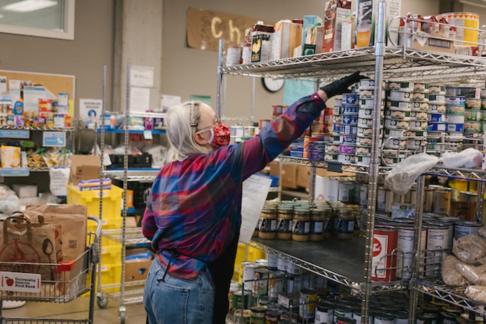 One food bank in Seattle has seen a huge uptick in home deliveries during the pandemic.