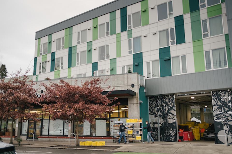 The U-District Food Bank in Seattle serves up to 1,500 households a week.