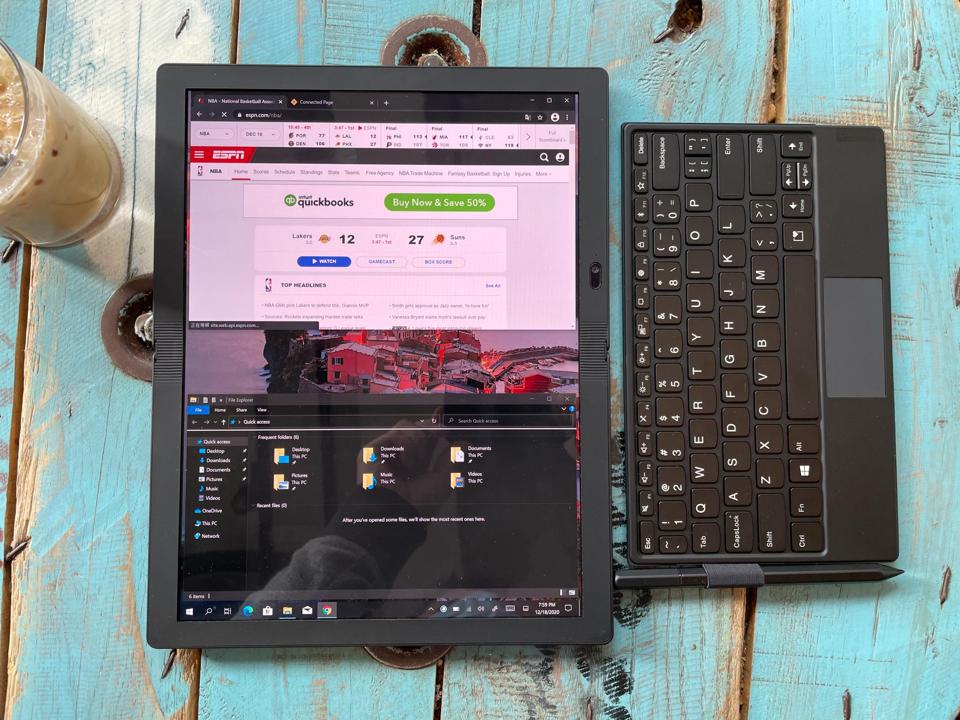 The Lenovo ThinkPad X1 Fold.