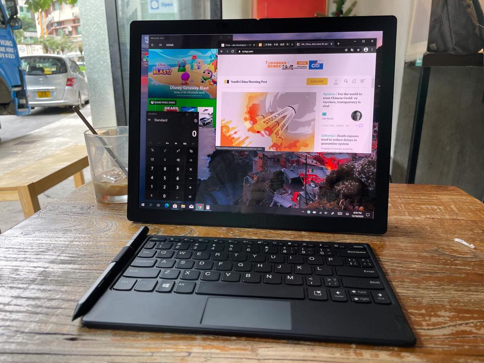 The keyboard is thin