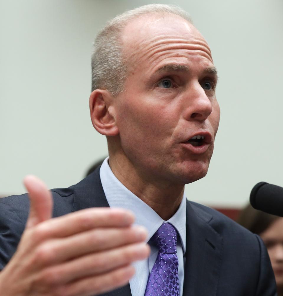 Boeing CEO And Chief 737 Pilot Testify At House Hearing On Boeing 737 MAX