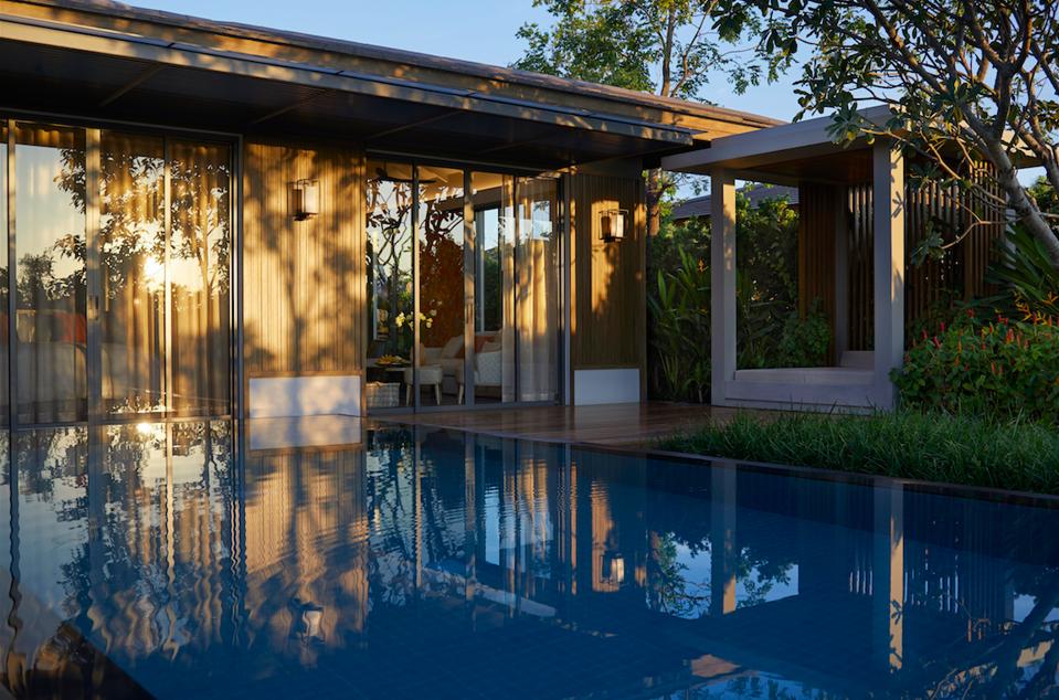 A pool villa at newly opened RAKxa in Bangkok.