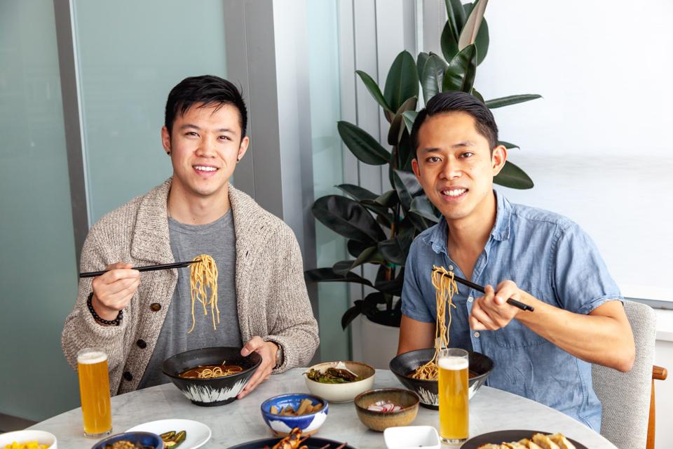 KChan (left) and KLee (right) are the co-founders of immi.