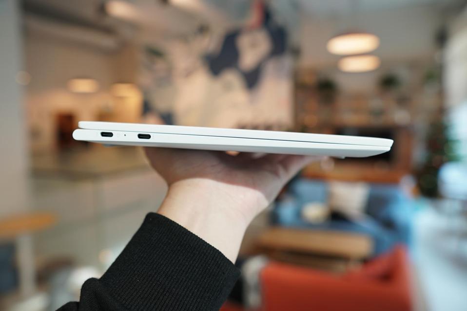 The machine measures just half an inch thick