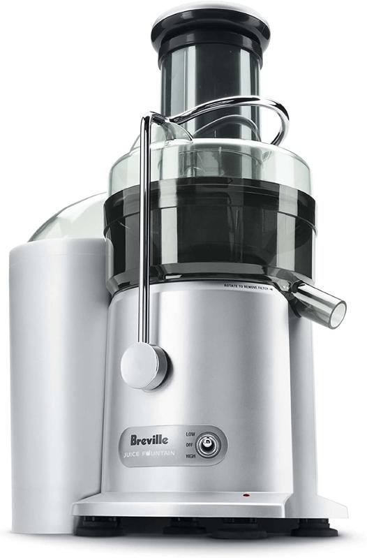 Breville JE98HL juice Fountain Plus Centrifugal saftpresser, Børstet rustfrit stål