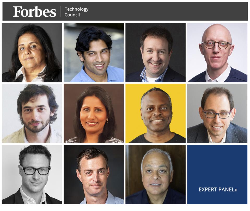 Photos of featured Forbes Technology Council members.