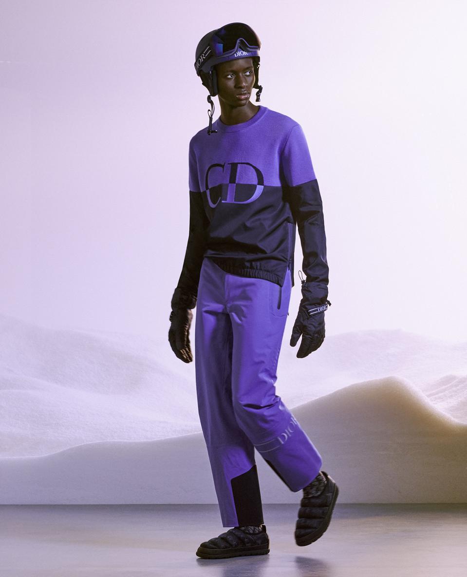 パンツ Dior Dioralps Ski Pants DiorAlps Fitted Ski Pants Black Technical Fabric | DIOR