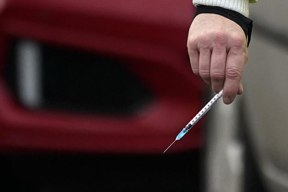 People Receive Covid Vaccines At Drive-thru Centre