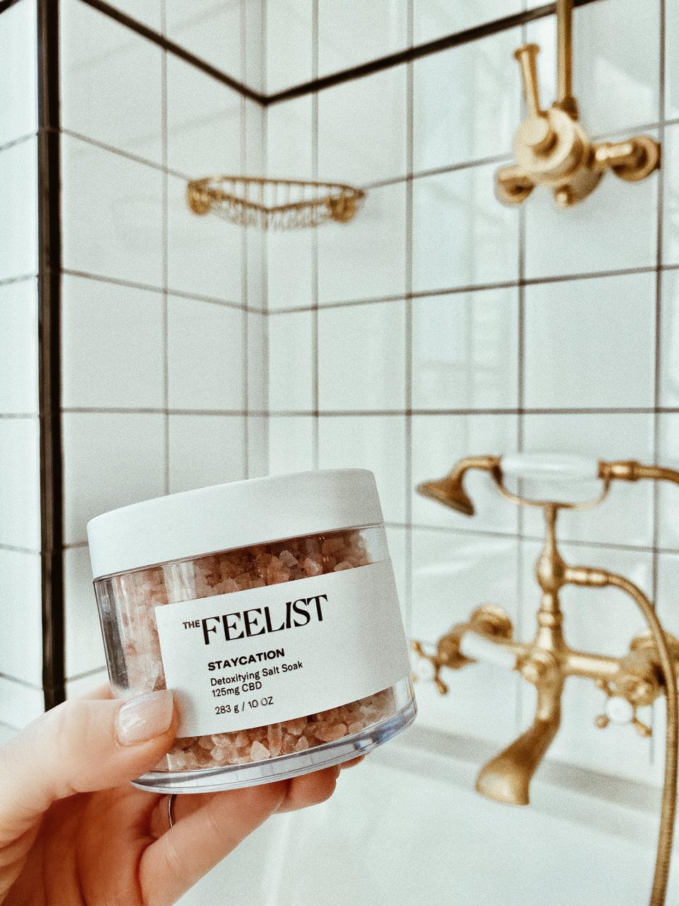 The Feelist Staycation Detoxifying Salt Soak