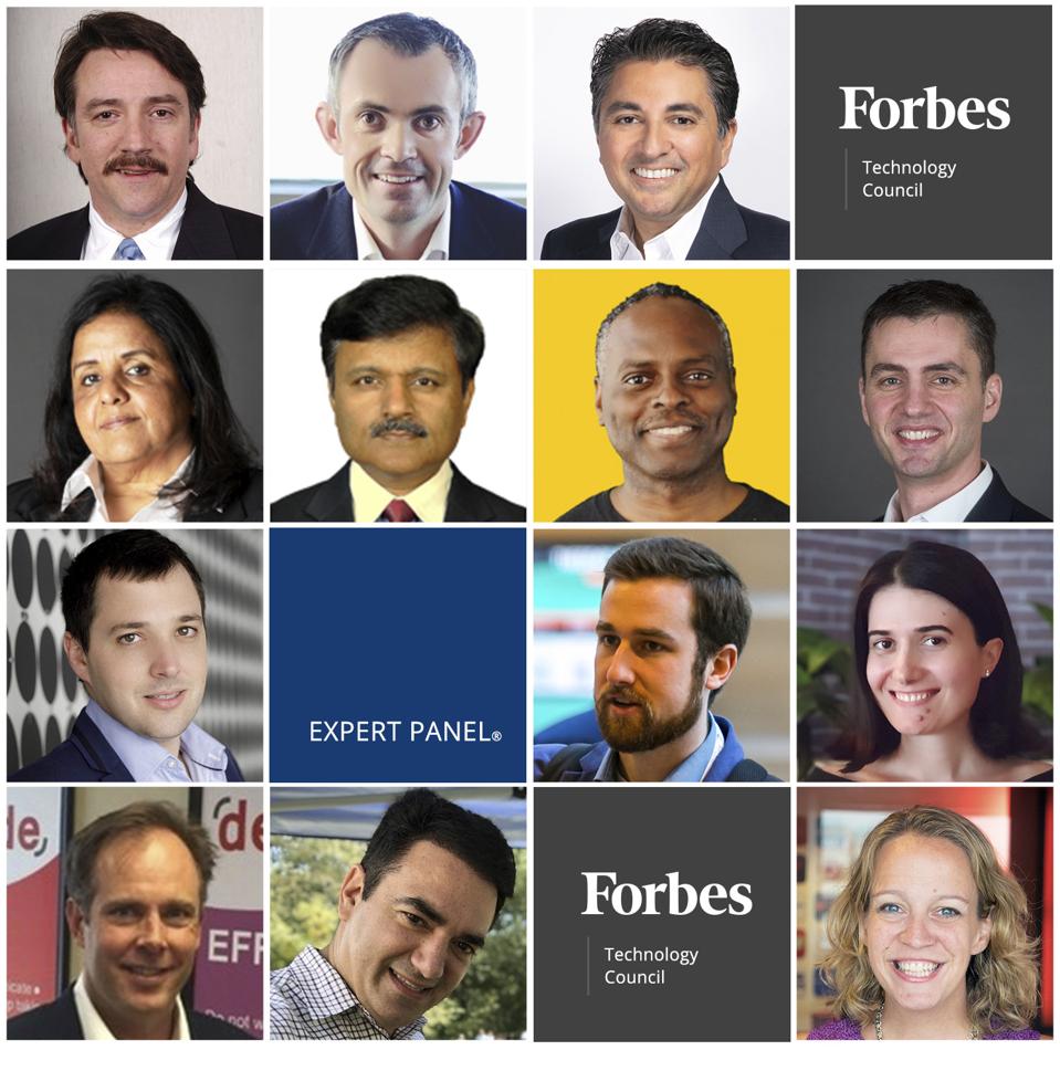 Photos of featured Forbes Technology Council members.