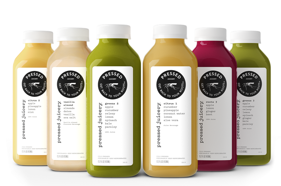 Pressed Juice bottles